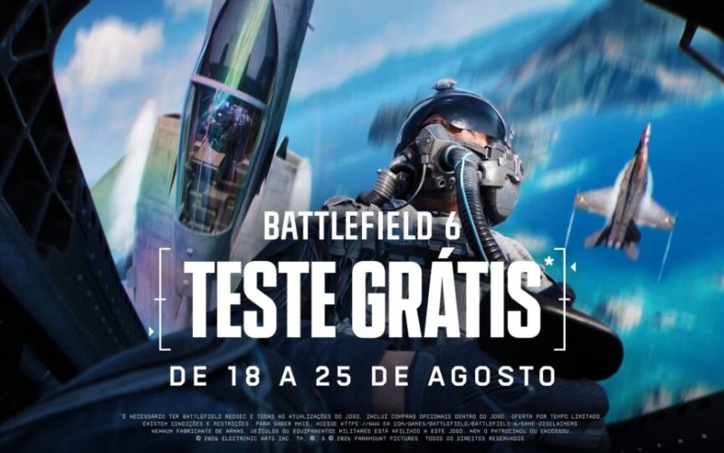 Battlefield 6 e Top Gun dão início a teste gratuito até 25 de agosto