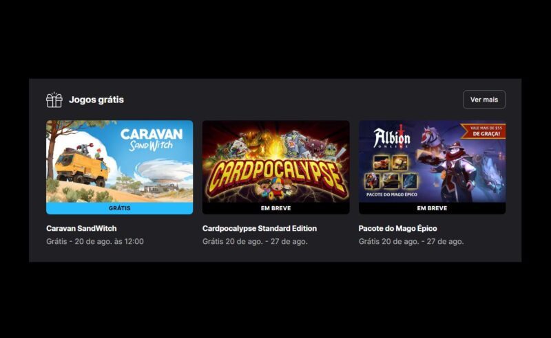 Epic Games Store oferece Caravan SandWitch gratuito por tempo limitado
